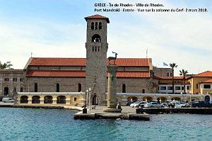 095- Rhodes ville et port d'honneur